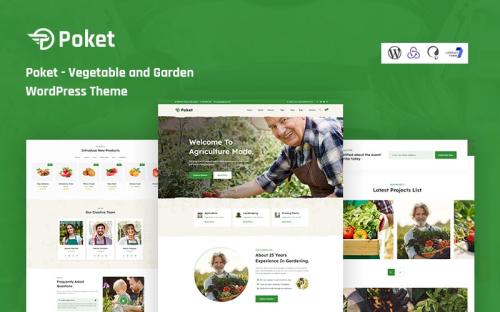 Poket - Vegetable and Garden WordPress Theme theme free